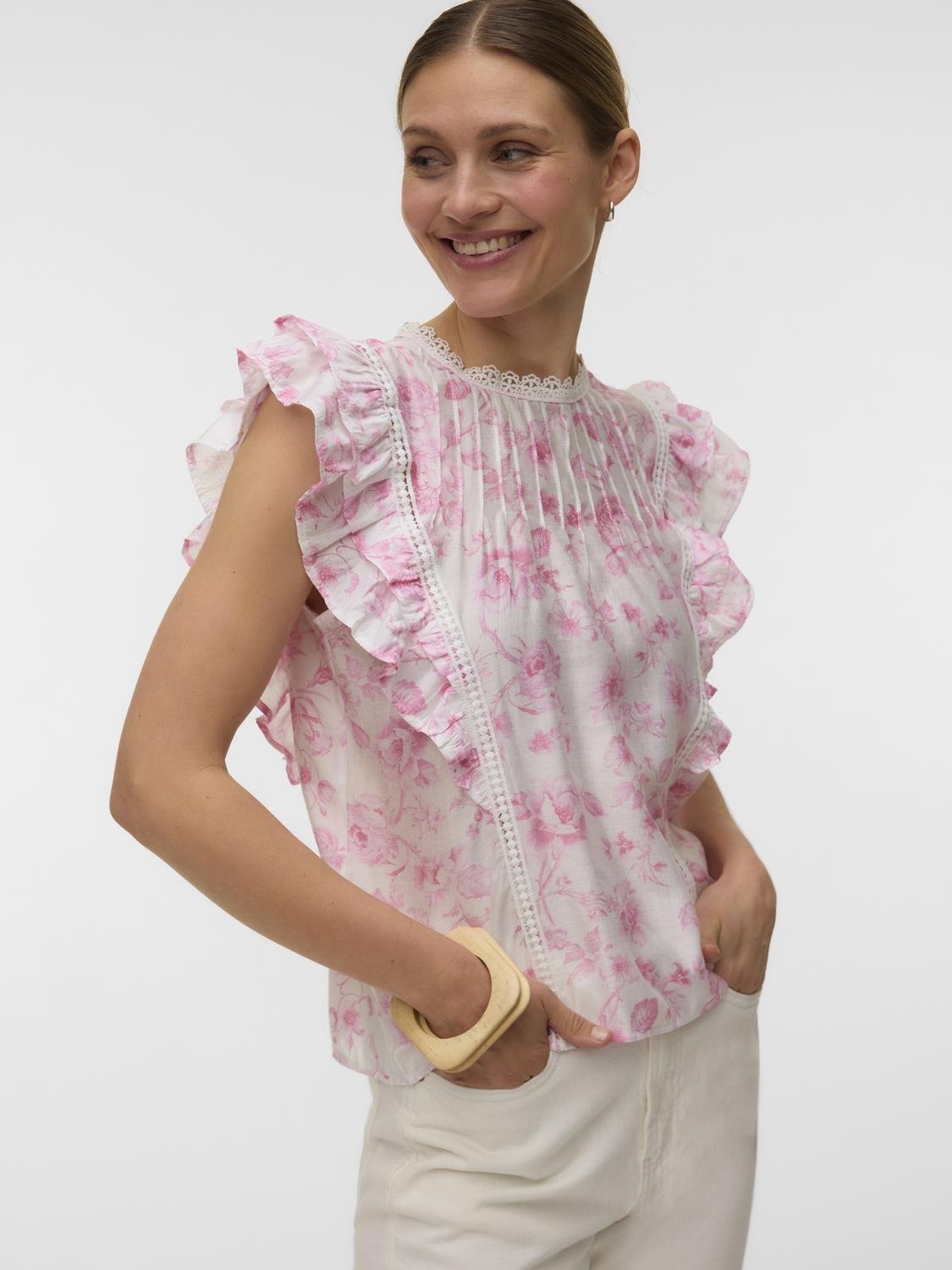 VMBLISS Top - Snow White - VERO MODA & VILA Bergvik