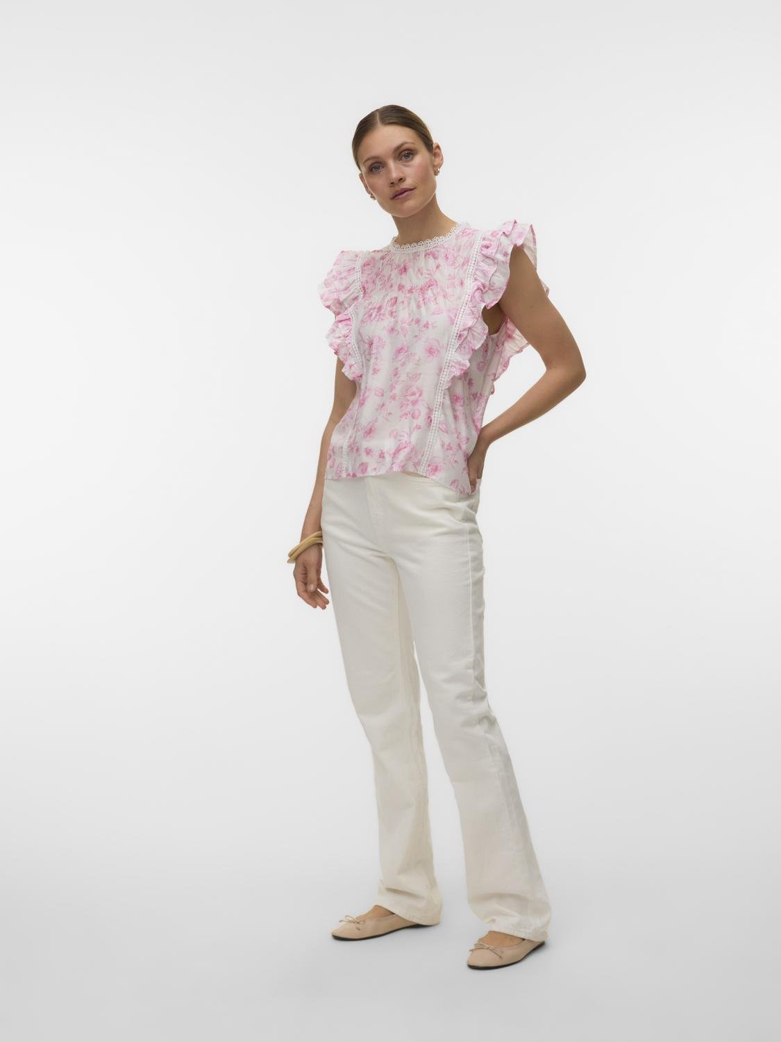 VMBLISS Top - Snow White - VERO MODA & VILA Bergvik