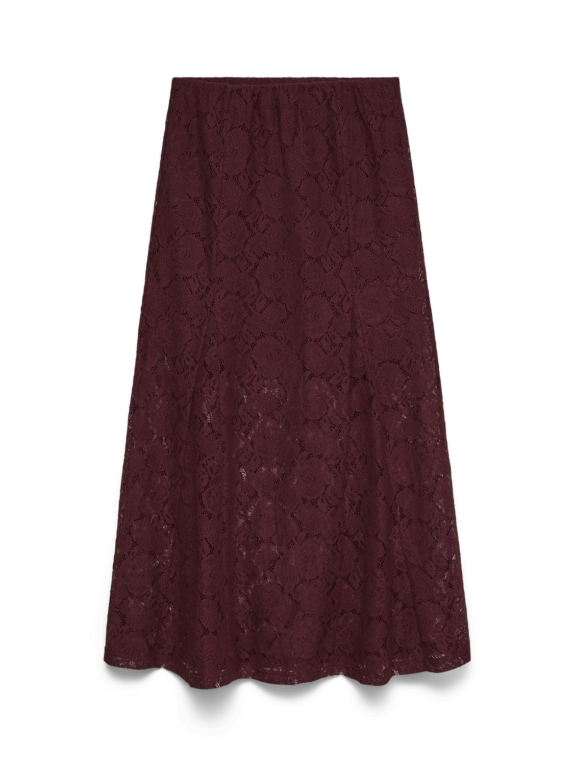 VMBLOOM Long Skirt - Windsor Wine - VERO MODA & VILA Bergvik