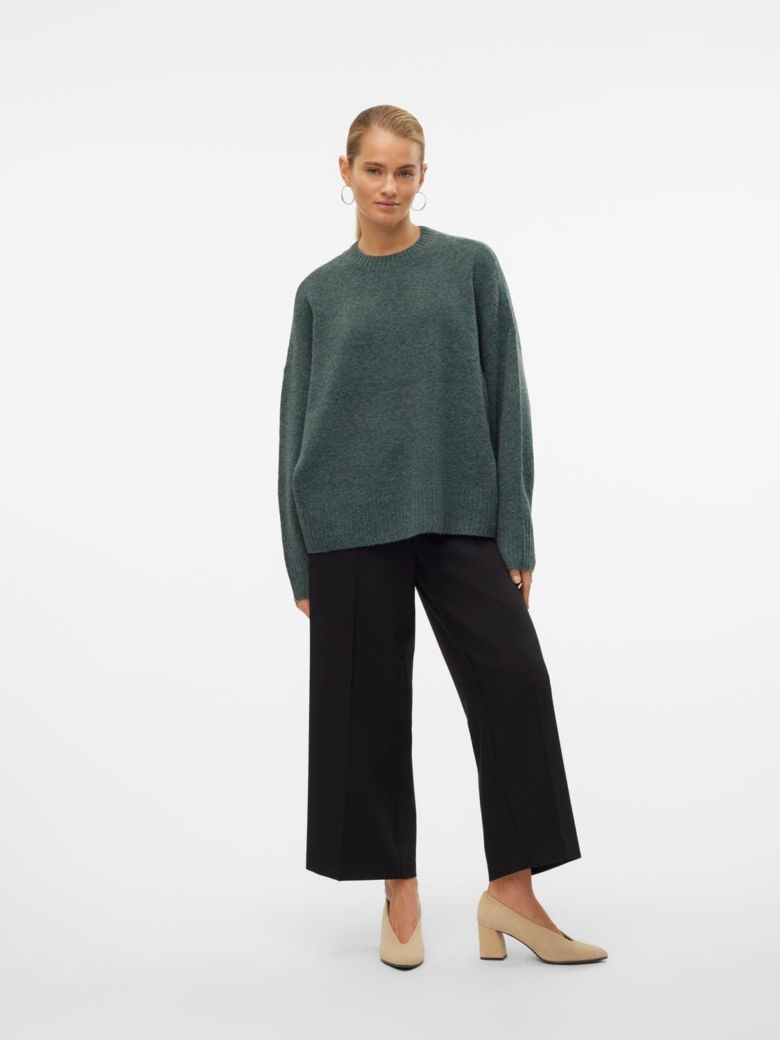 VMBOOM Pullover - Balsam Green - VERO MODA & VILA Bergvik