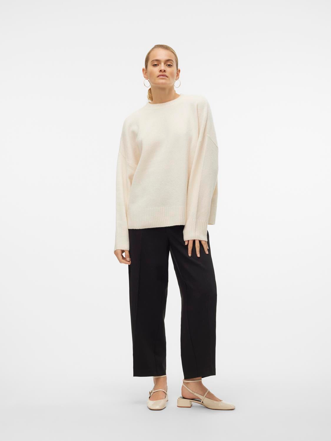 VMBOOM Pullover - Birch - VERO MODA & VILA Bergvik