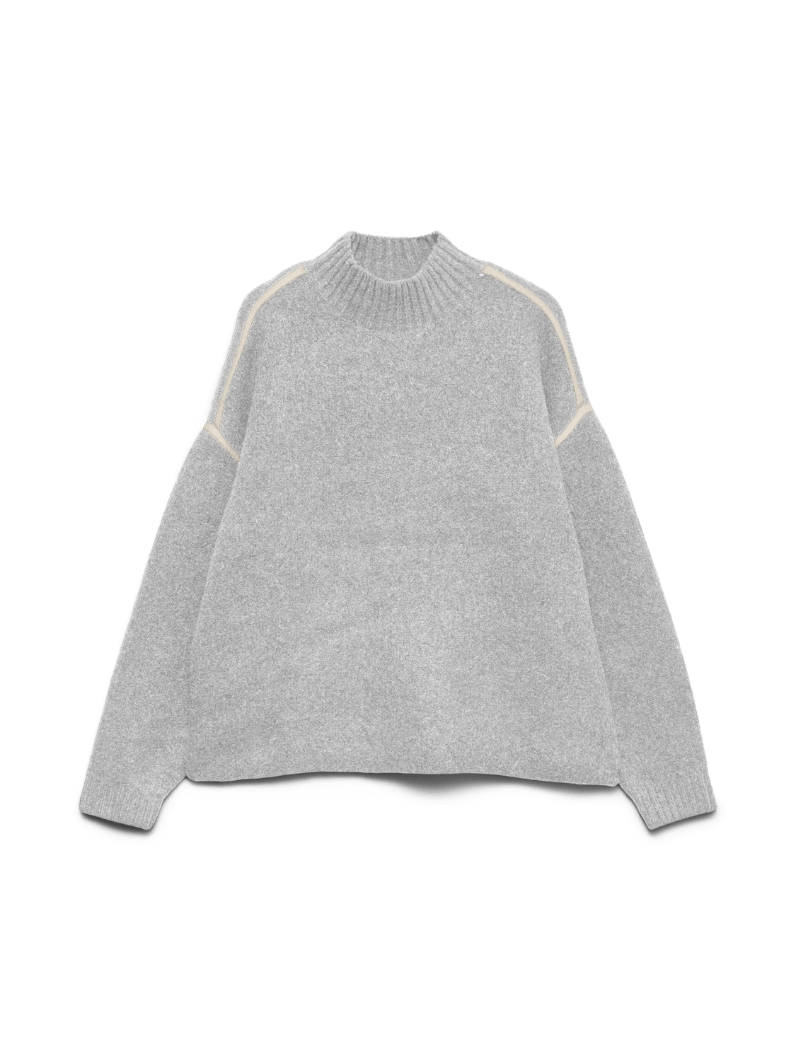VMBOOM Pullover - Light Grey Melange - VERO MODA & VILA Bergvik