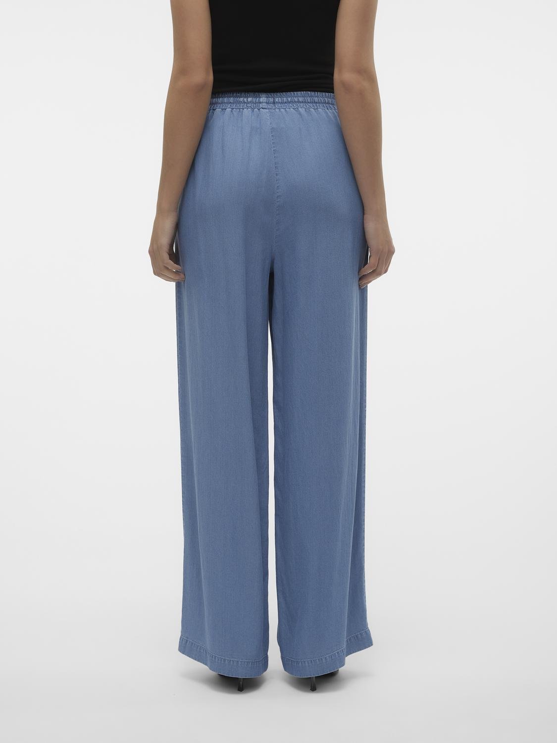 VMBREE Trousers - Medium Blue Denim - VERO MODA & VILA Bergvik
