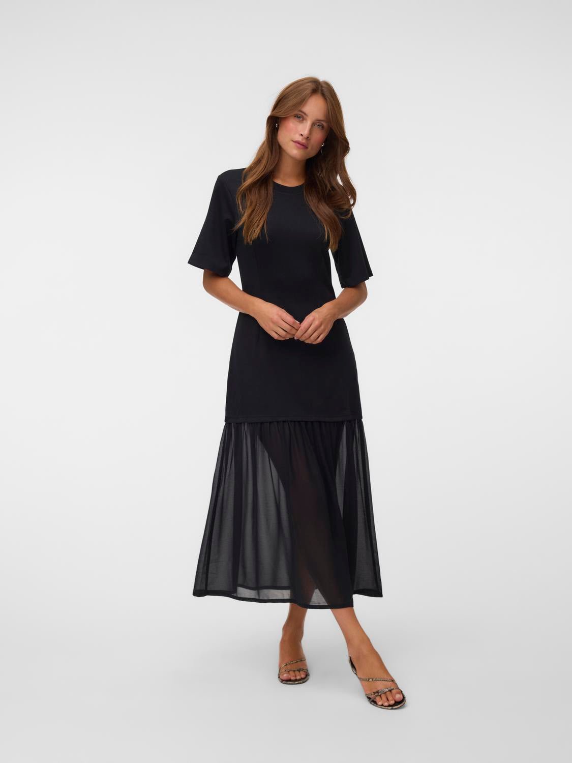 VMBRENDA Long Dress - Black - VERO MODA & VILA Bergvik