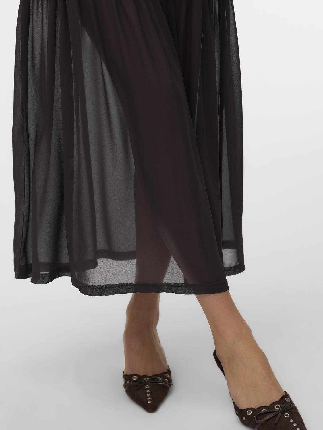 VMBRENDA Long Dress - Chocolate Torte - VERO MODA & VILA Bergvik