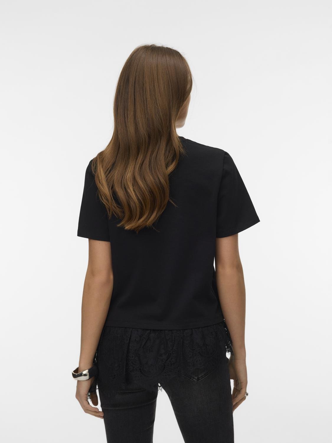 VMBRIT T-shirt - Black - VERO MODA & VILA Bergvik