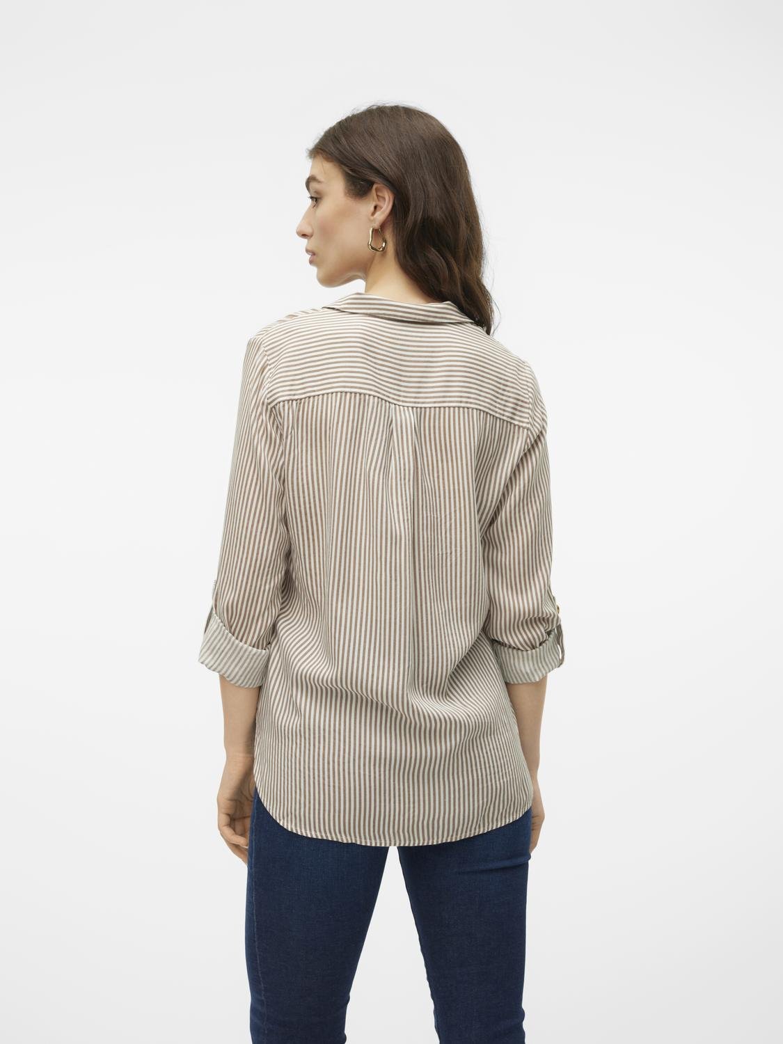 VMBUMPY Shirt - Brown Lentil - VERO MODA & VILA Bergvik