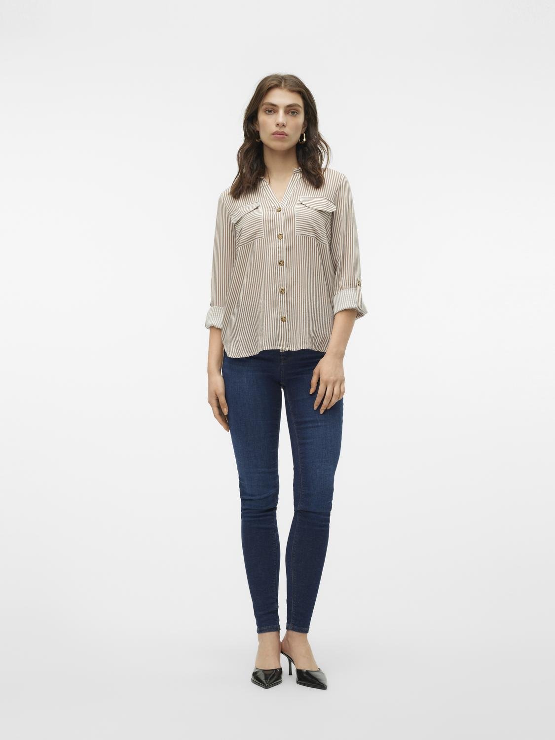 VMBUMPY Shirt - Brown Lentil - VERO MODA & VILA Bergvik