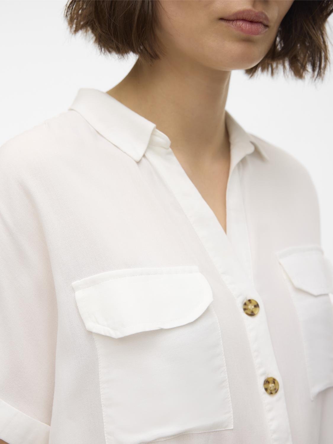 VMBUMPY Shirt - Snow White - VERO MODA & VILA Bergvik