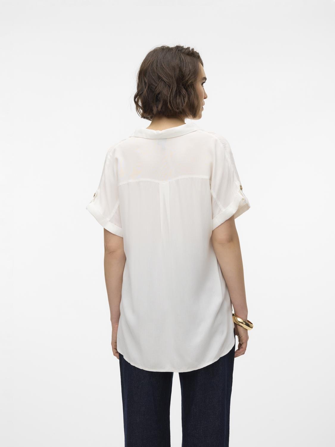 VMBUMPY Shirt - Snow White - VERO MODA & VILA Bergvik