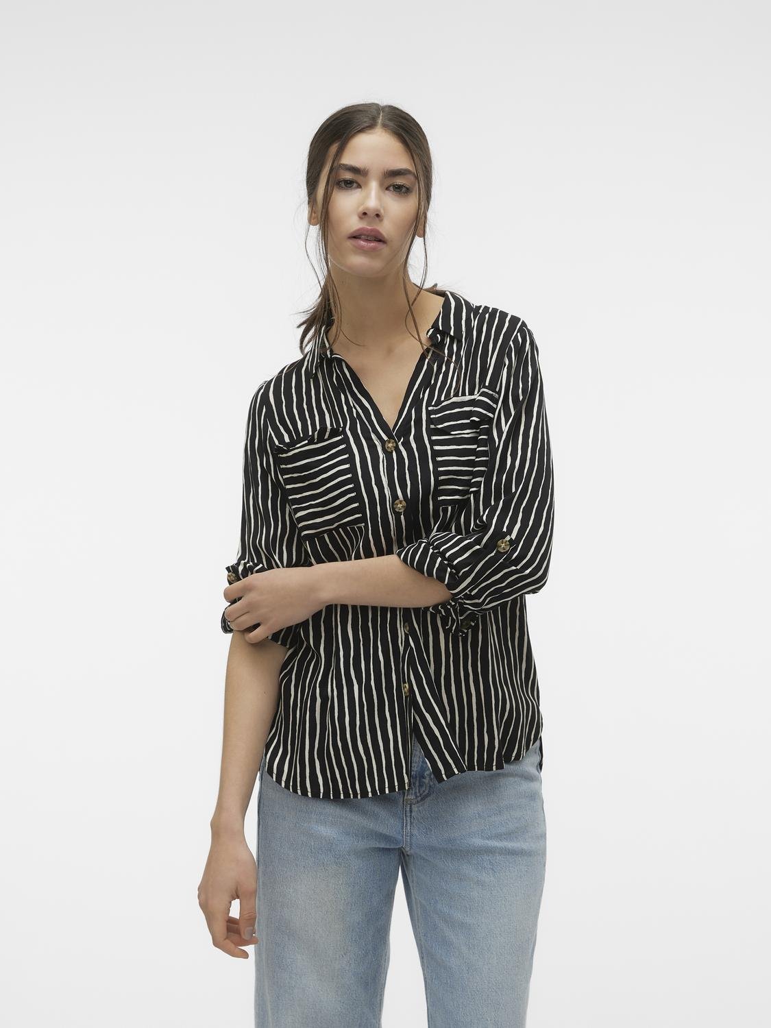 VMBUMPY Shirts - Black - VERO MODA & VILA Bergvik