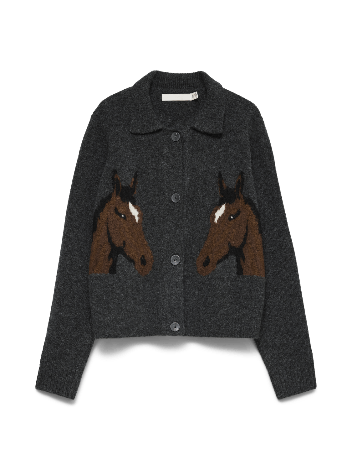 VMCAVALLO Pullover - Dark Grey Melange - VERO MODA & VILA Bergvik