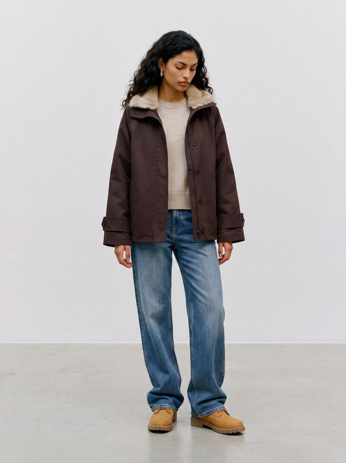 VMCHELSEACELINE Jacket - Chocolate Torte - VERO MODA & VILA Bergvik