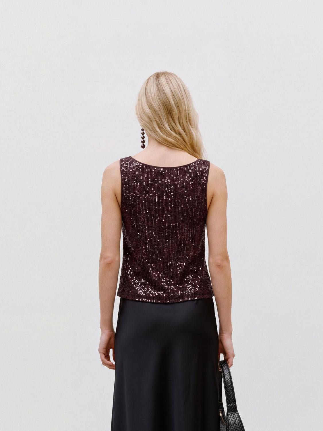 VMCHRISTINA Top - Chocolate Torte - VERO MODA & VILA Bergvik
