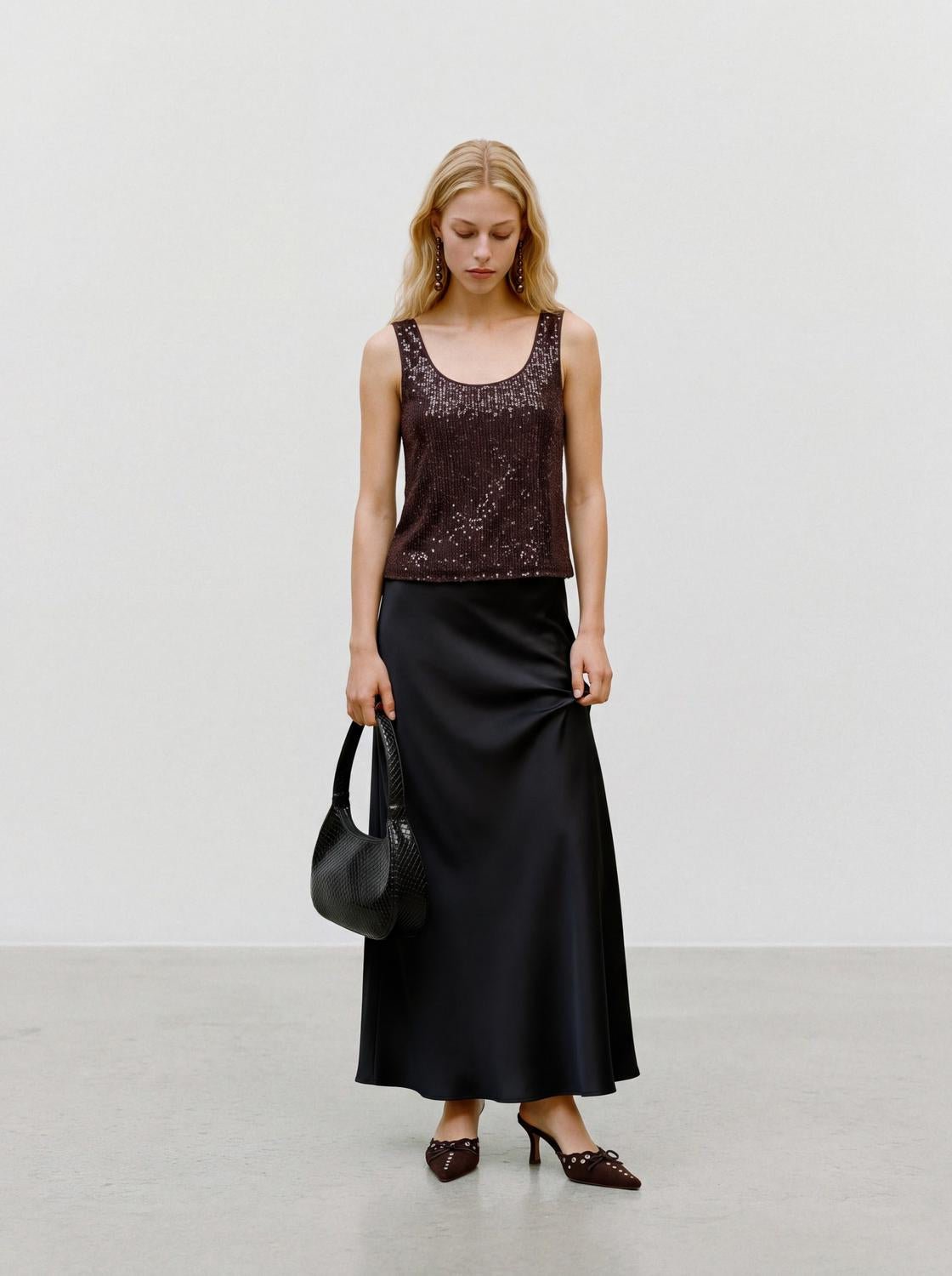 VMCHRISTINA Top - Chocolate Torte - VERO MODA & VILA Bergvik