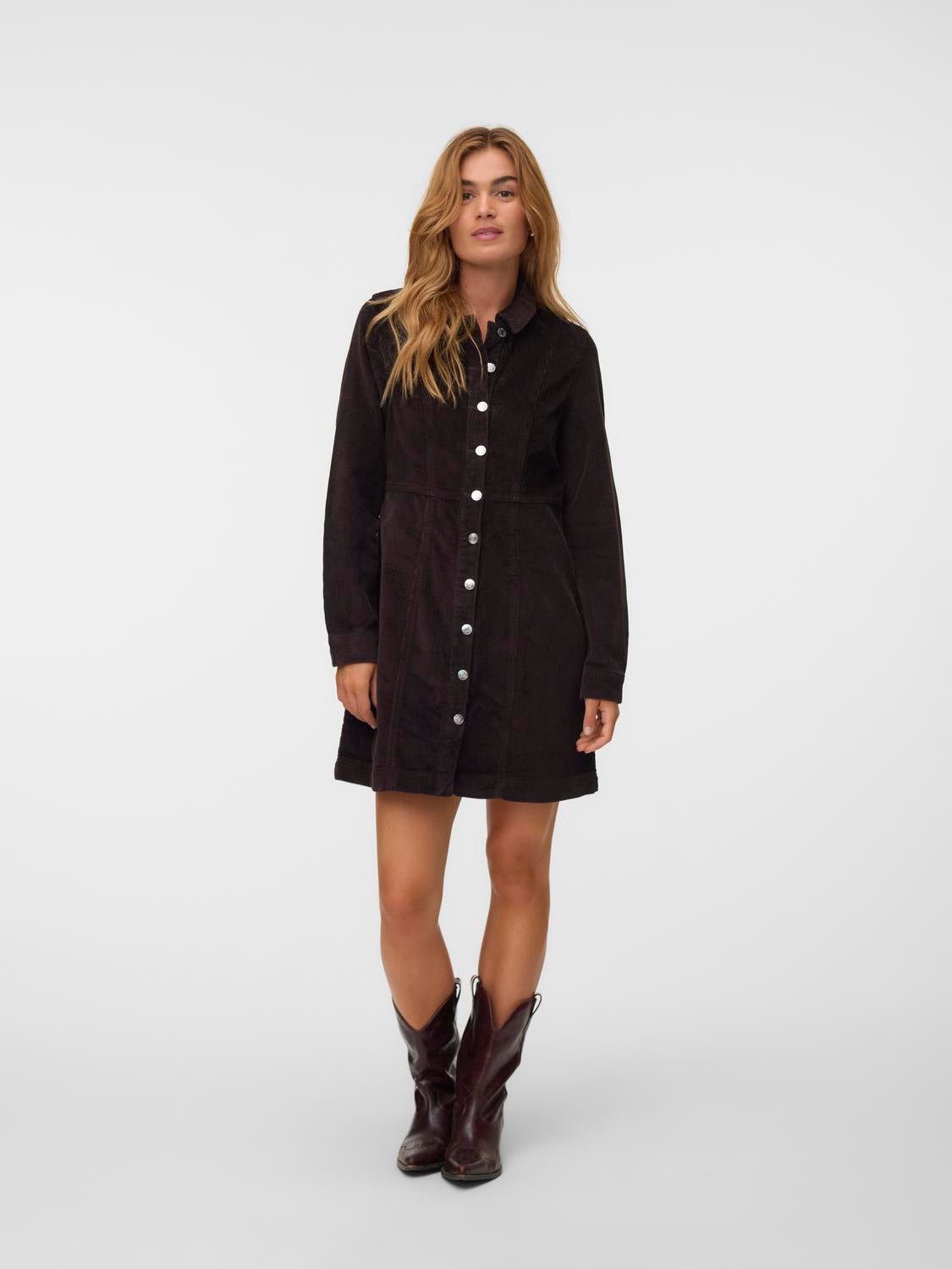 VMDAISY Short Dress - Chocolate Torte - VERO MODA & VILA Bergvik