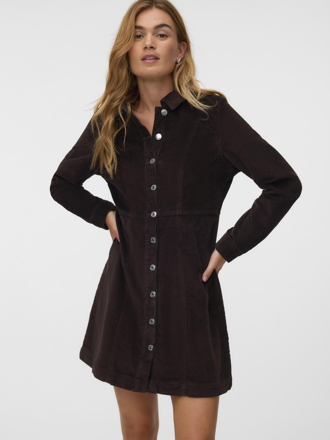 VMDAISY Short Dress - Chocolate Torte - VERO MODA & VILA Bergvik
