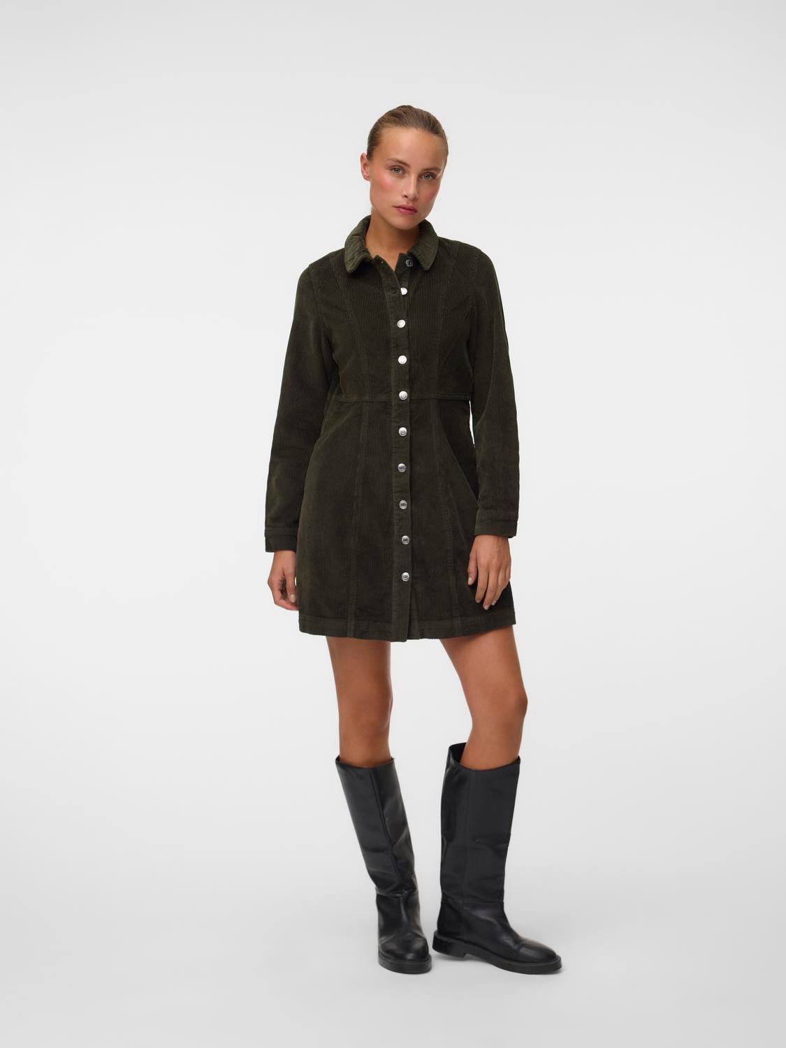 VMDAISY Short Dress - Forest Night - VERO MODA & VILA Bergvik