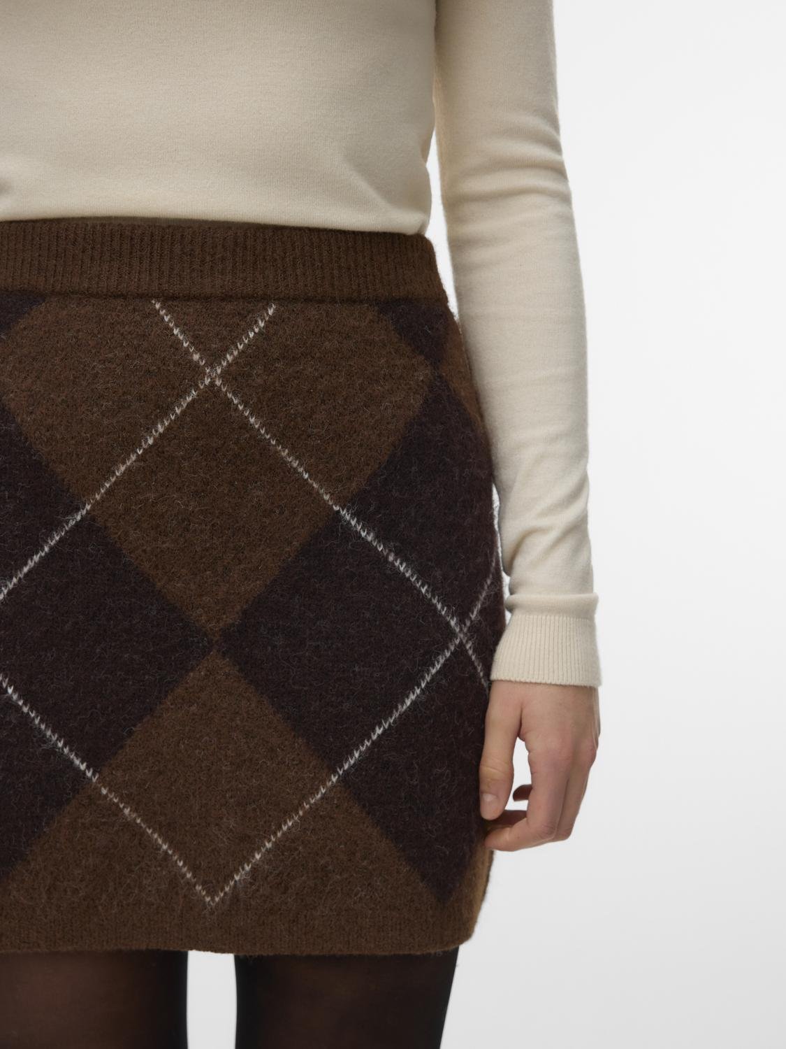 VMDARLA Short Skirt - Cocoa Brown - VERO MODA & VILA Bergvik