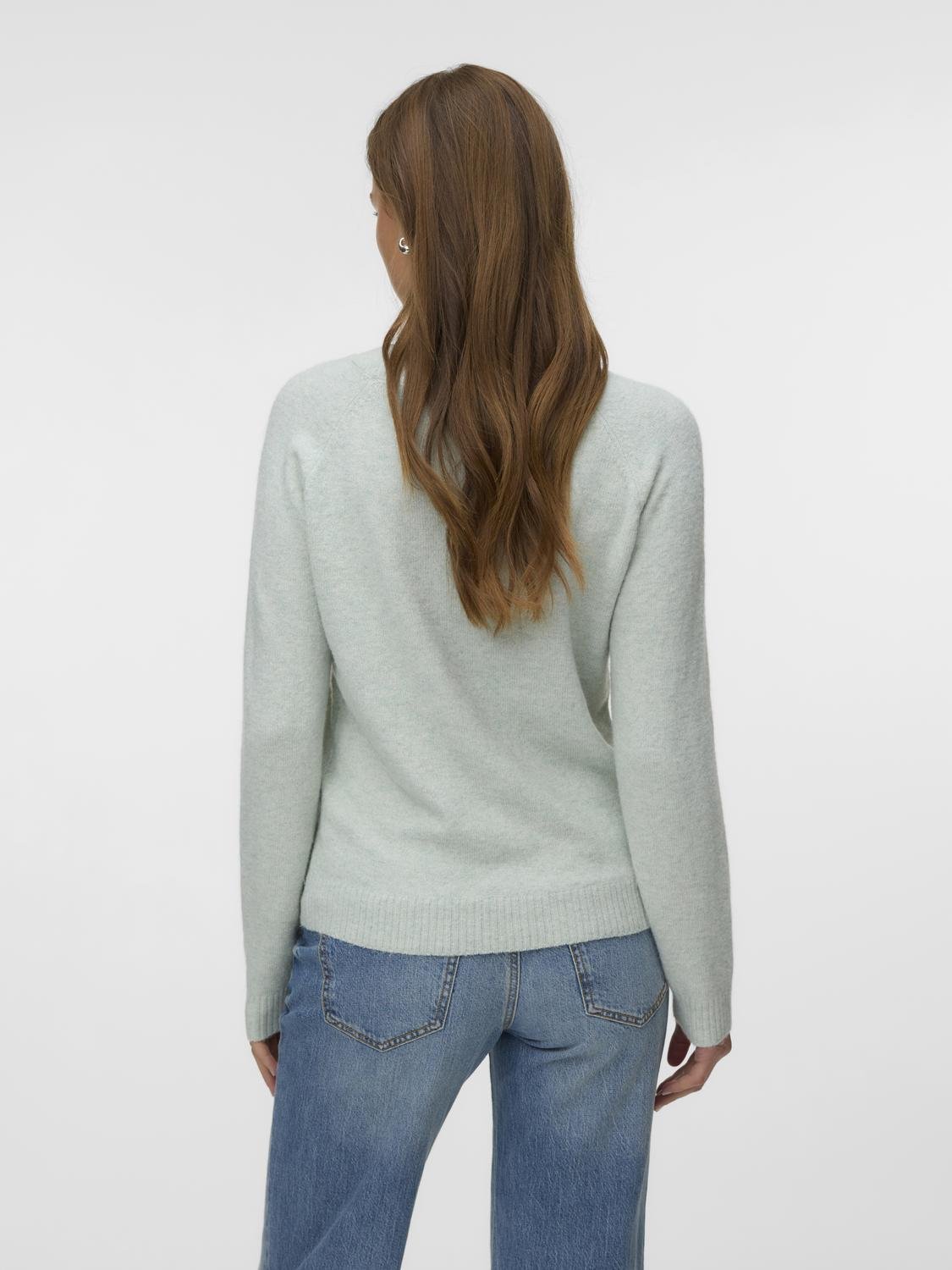 VMDOFFY Pullover - Aqua Gray - VERO MODA & VILA Bergvik