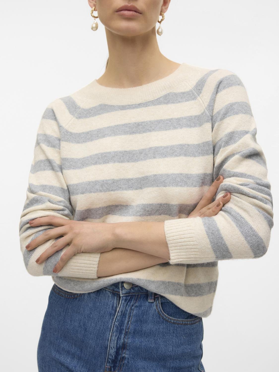 VMDOFFY Pullover - Birch - VERO MODA & VILA Bergvik