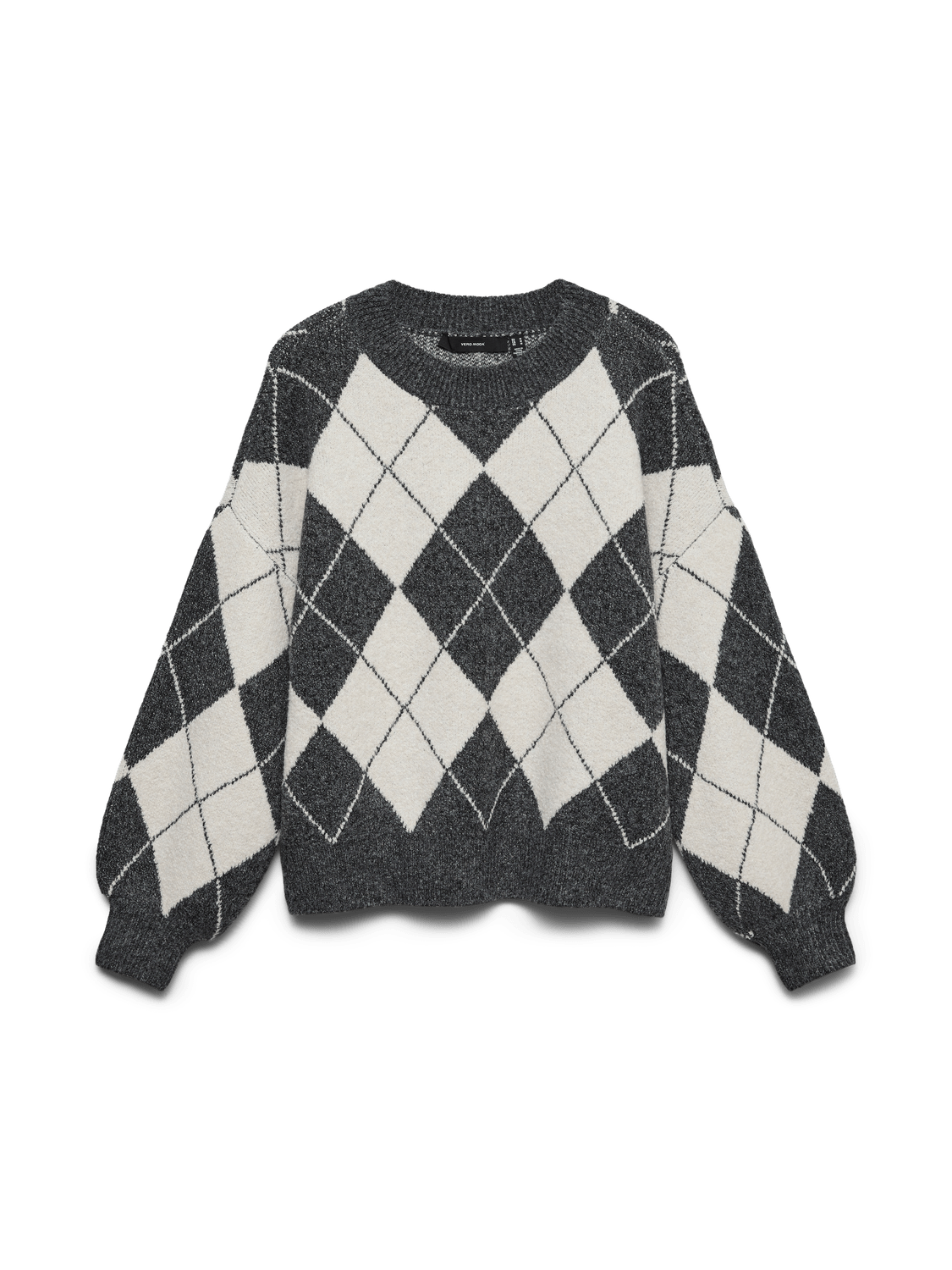 VMDOFFY Pullover - Dark Grey Melange - VERO MODA & VILA Bergvik