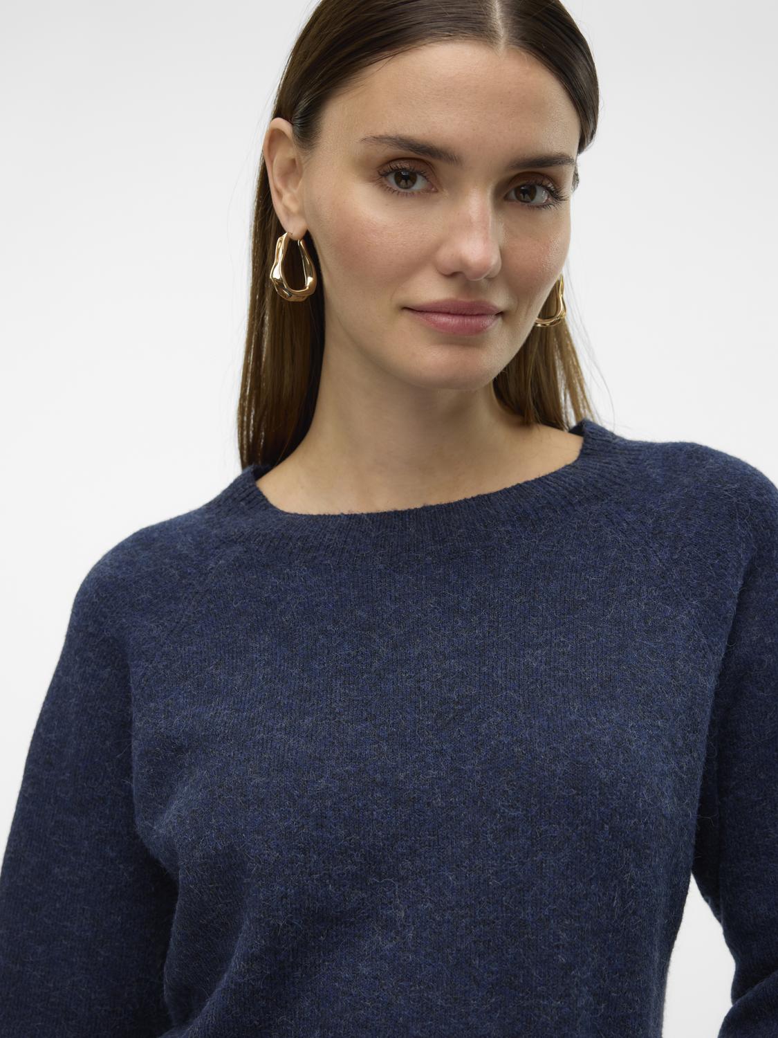 VMDOFFY Pullover - Navy Blazer - VERO MODA & VILA Bergvik