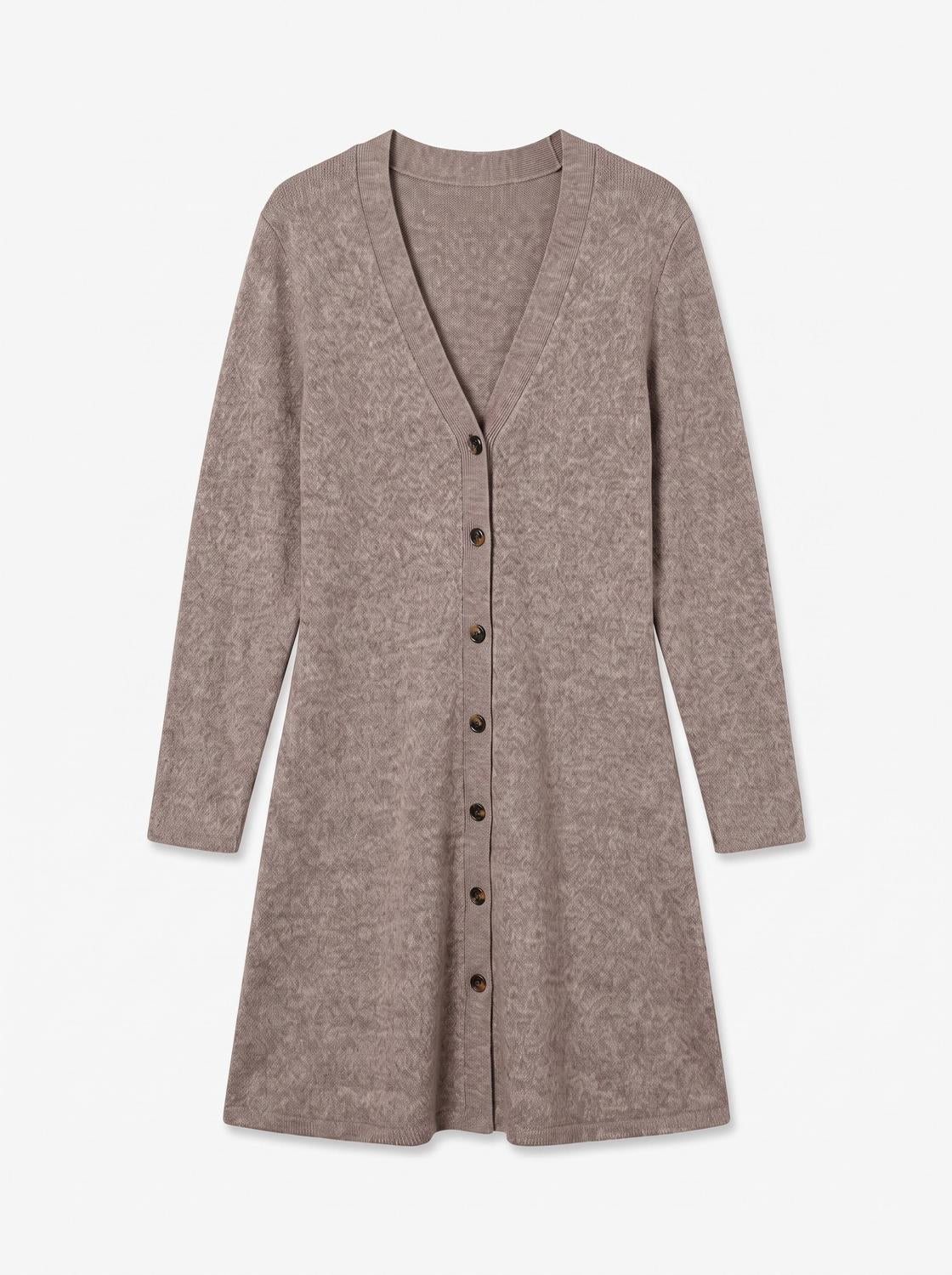 VMDOFFYJAQUARD Midi Dress - Moon Rock - VERO MODA & VILA Bergvik