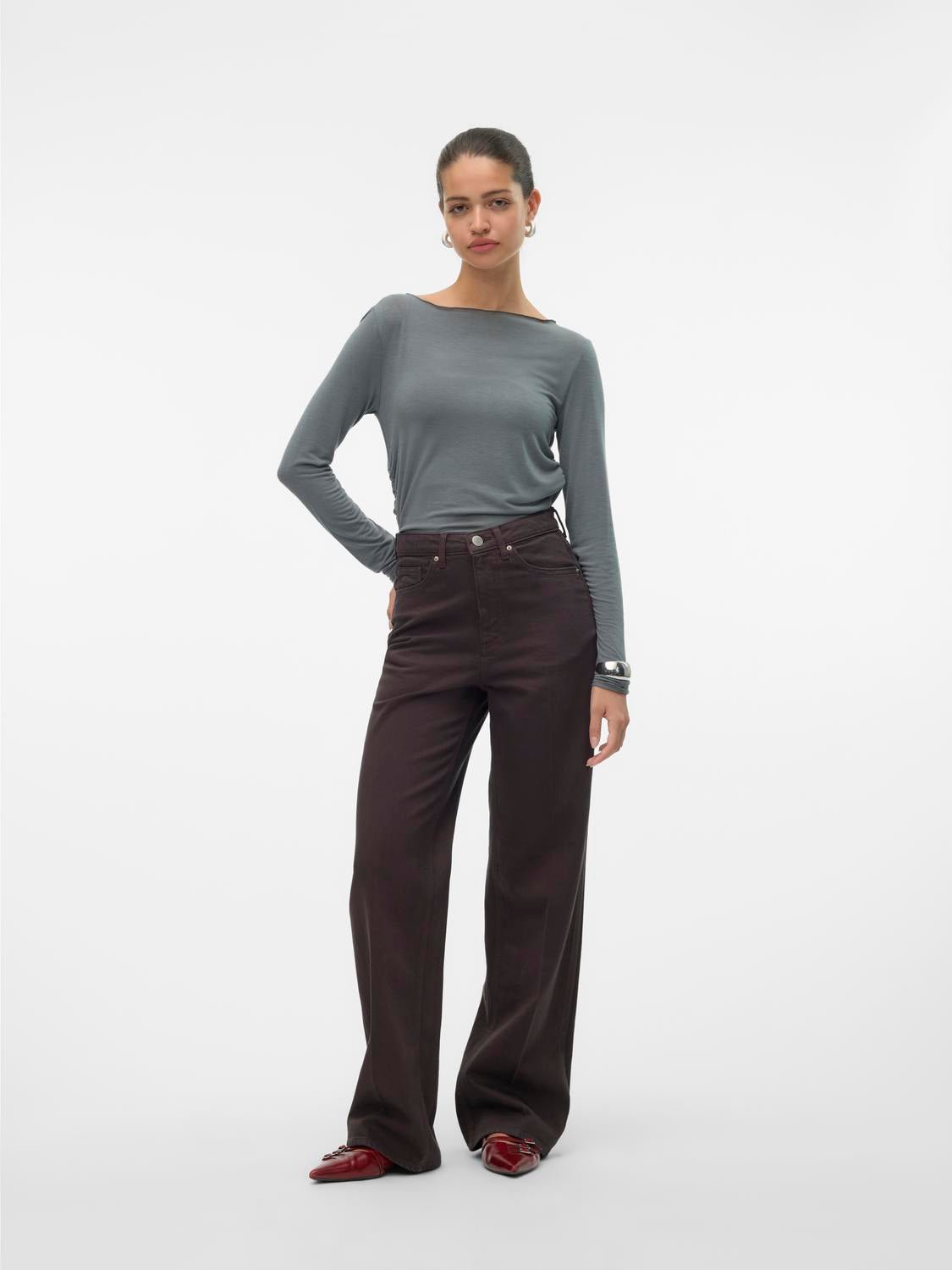 VMELIANA Top - Balsam Green - VERO MODA & VILA Bergvik