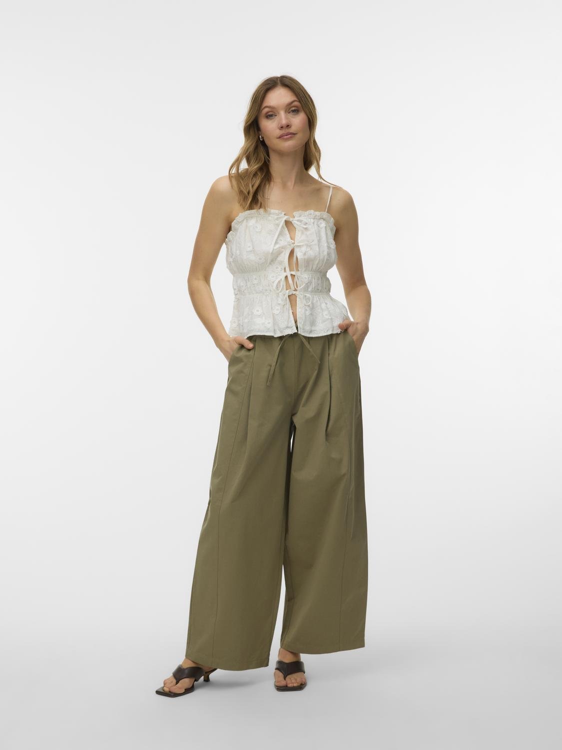 VMELISA Top - Bright White - VERO MODA & VILA Bergvik