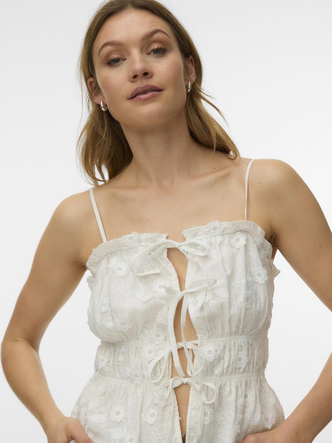VMELISA Top - Bright White - VERO MODA & VILA Bergvik
