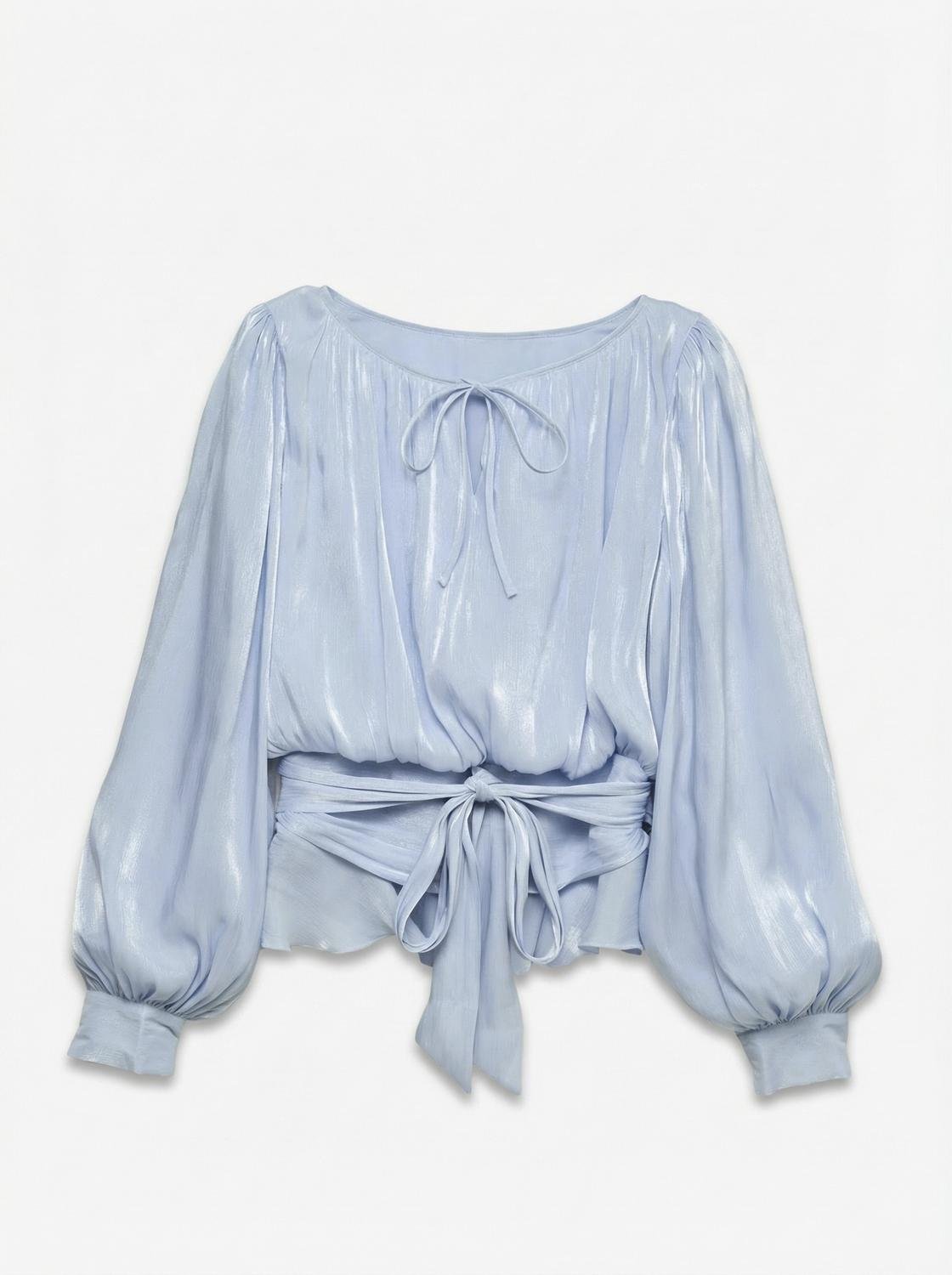 VMELISA Top - Cashmere Blue - VERO MODA & VILA Bergvik