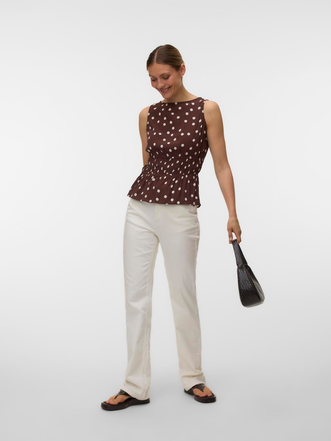 VMELISA Top - Chocolate Martini - VERO MODA & VILA Bergvik