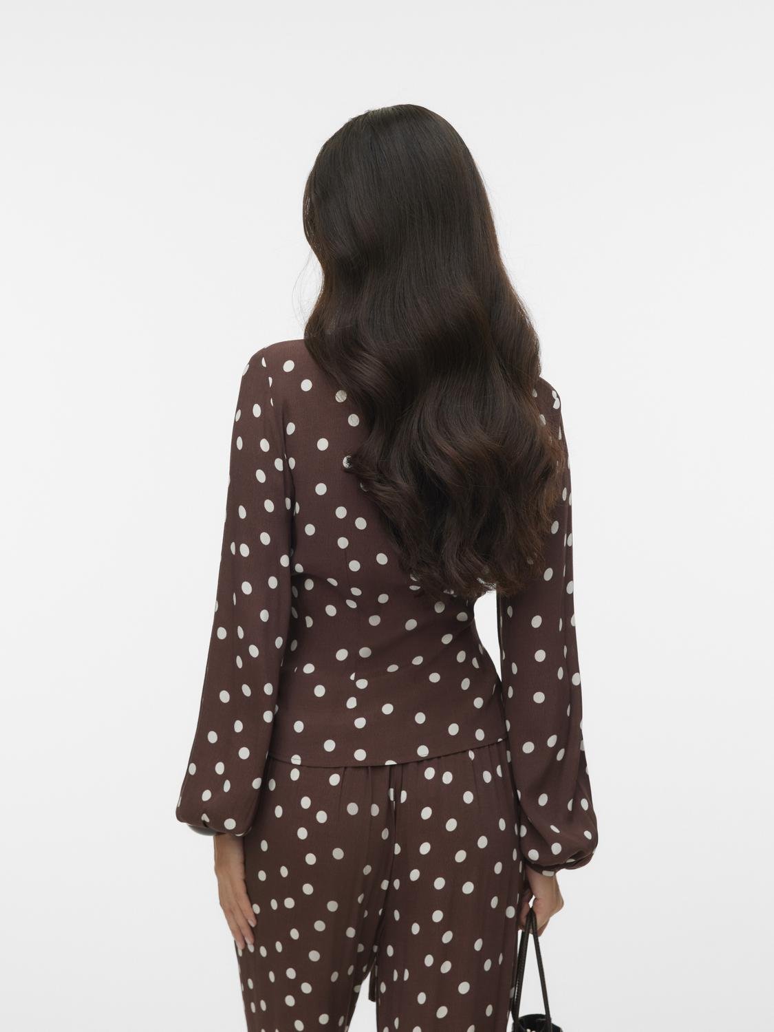 VMELISA Top - Chocolate Martini - VERO MODA & VILA Bergvik