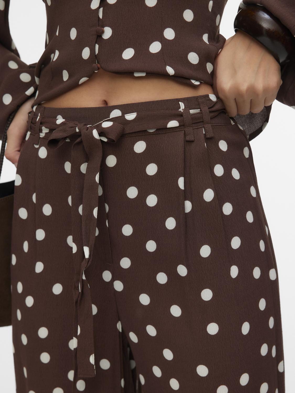 VMELISA Trousers - Chocolate Martini - VERO MODA & VILA Bergvik