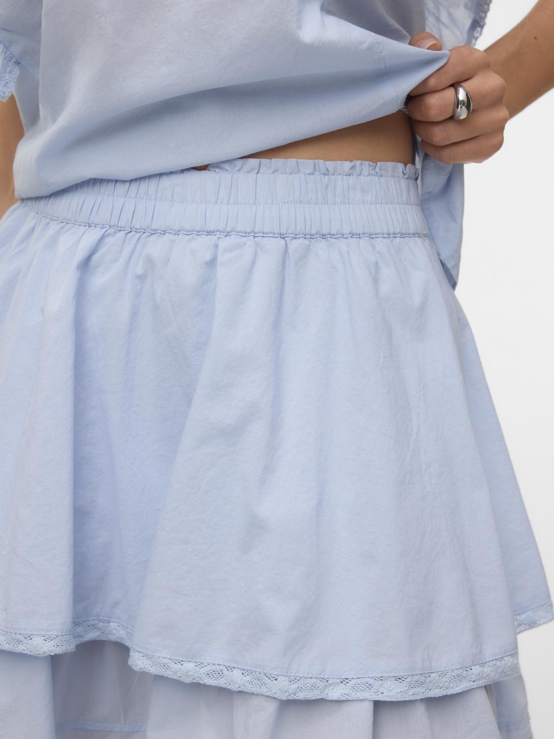 VMELIX Short Skirt - Kentucky Blue - VERO MODA & VILA Bergvik