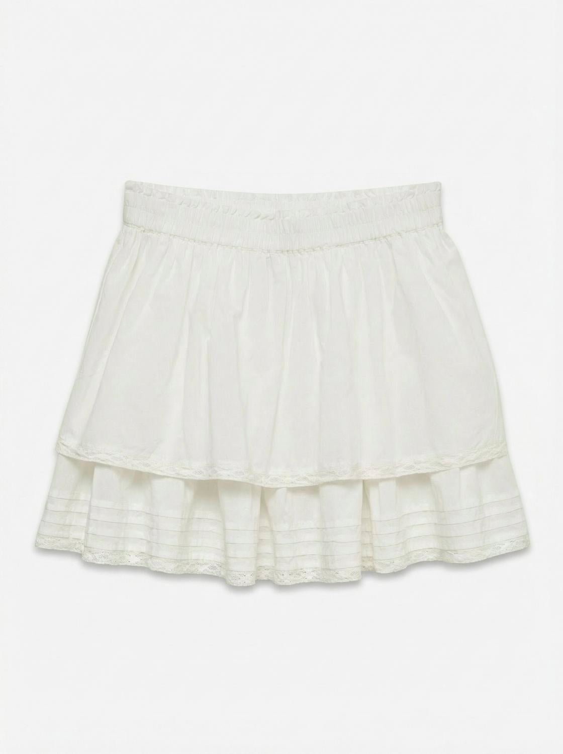 VMELIX Short Skirt - Snow White - VERO MODA & VILA Bergvik