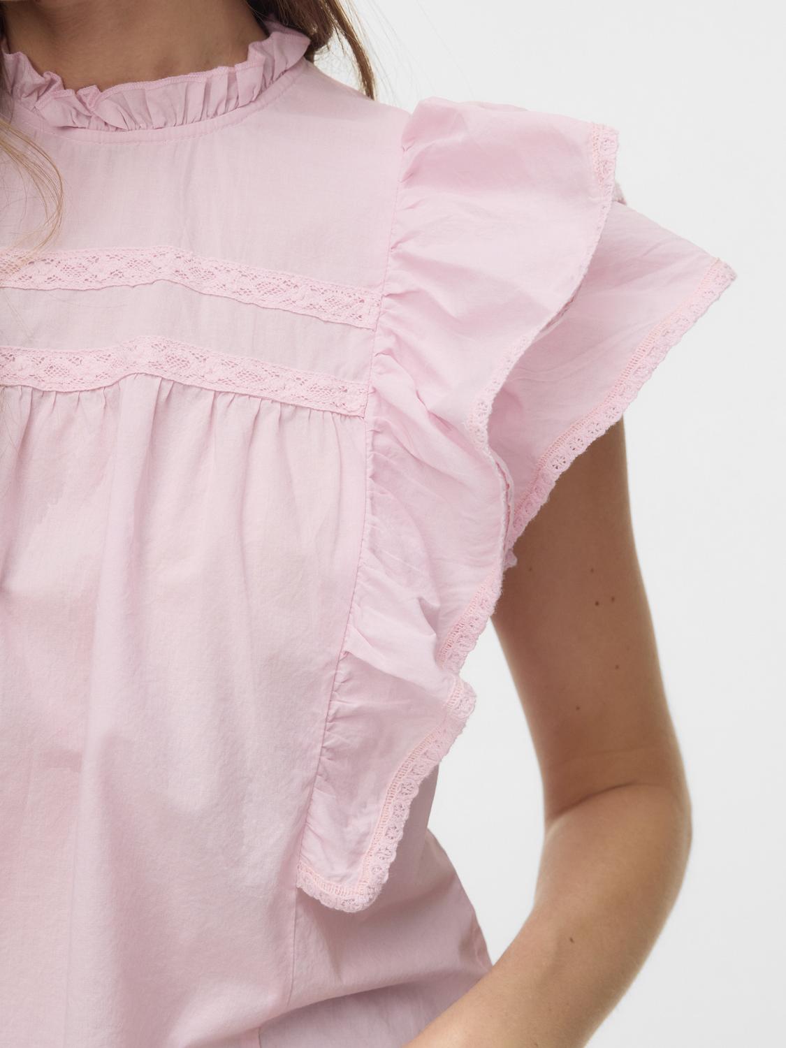 VMELIX Top - Bleached Mauve - VERO MODA & VILA Bergvik