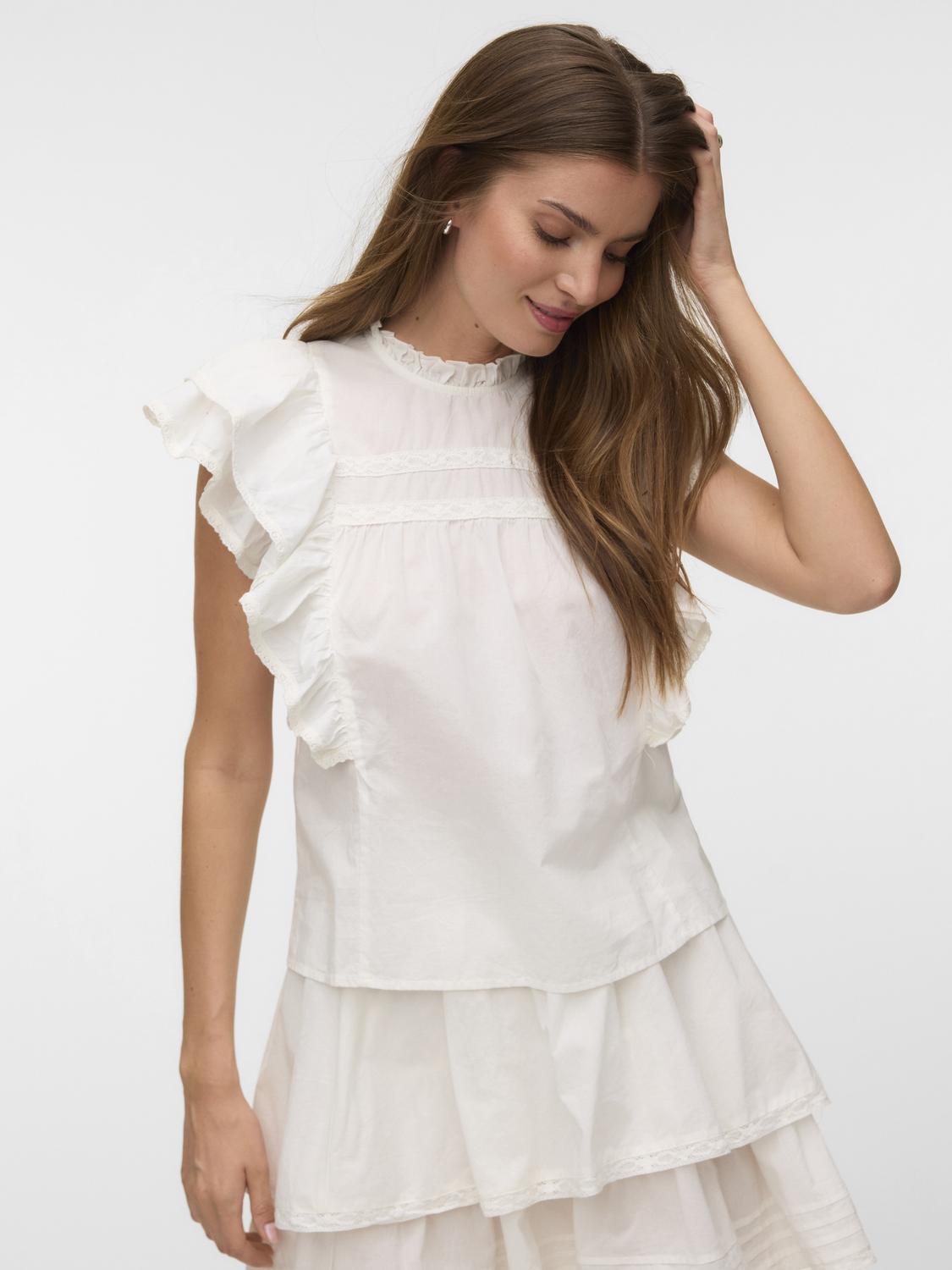 VMELIX Top - Snow White - VERO MODA & VILA Bergvik