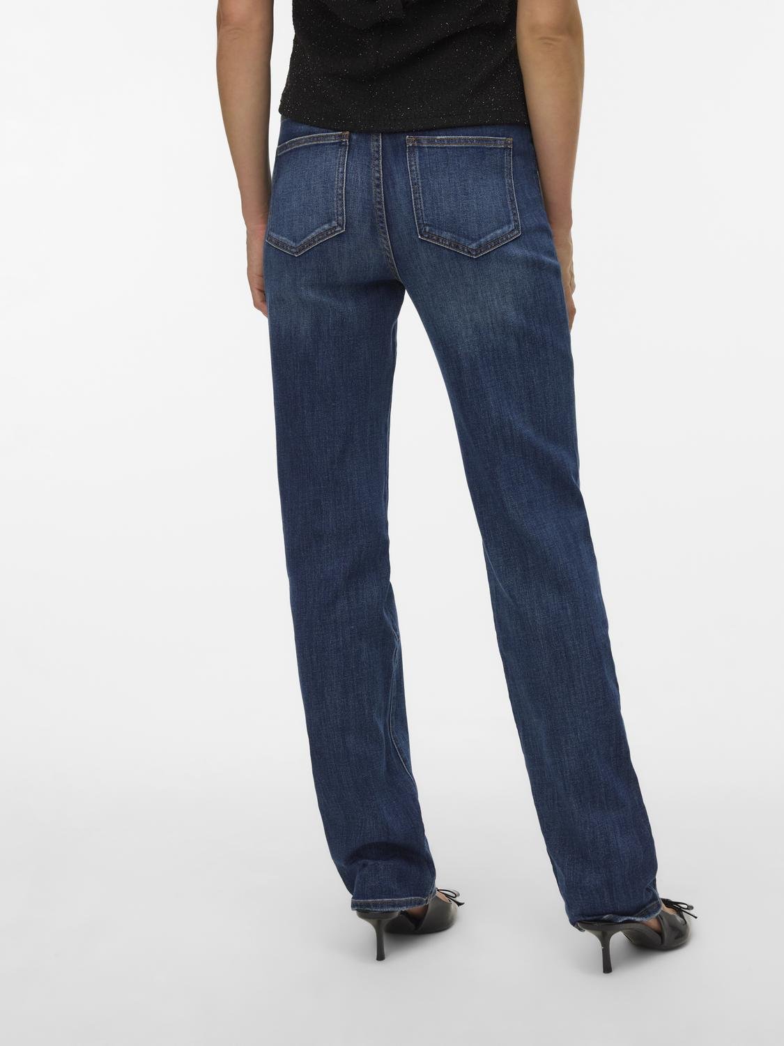 VMELLA Jeans - Dark Blue Denim - VERO MODA & VILA Bergvik
