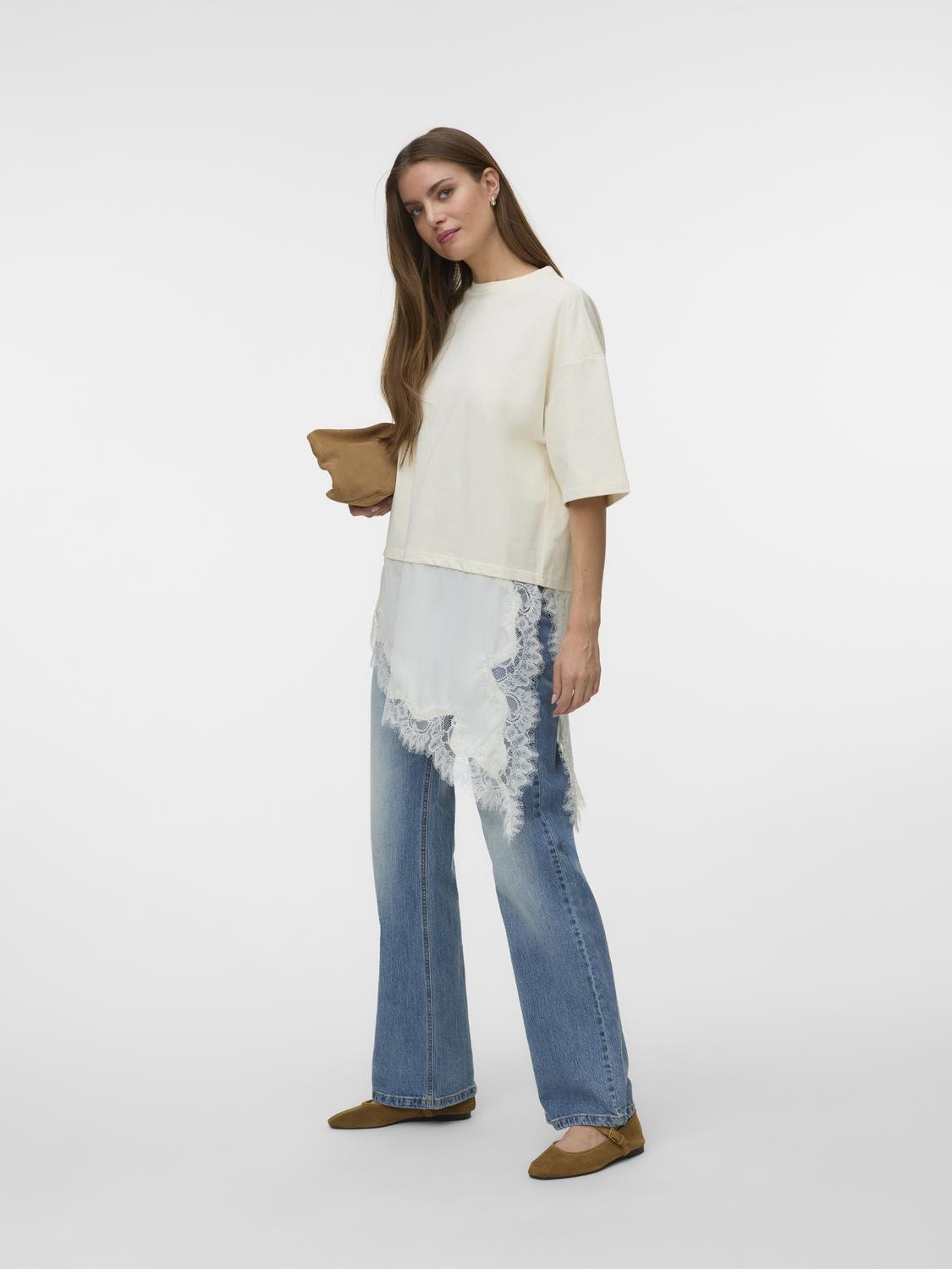 VMELLY Top - Snow White - VERO MODA & VILA Bergvik
