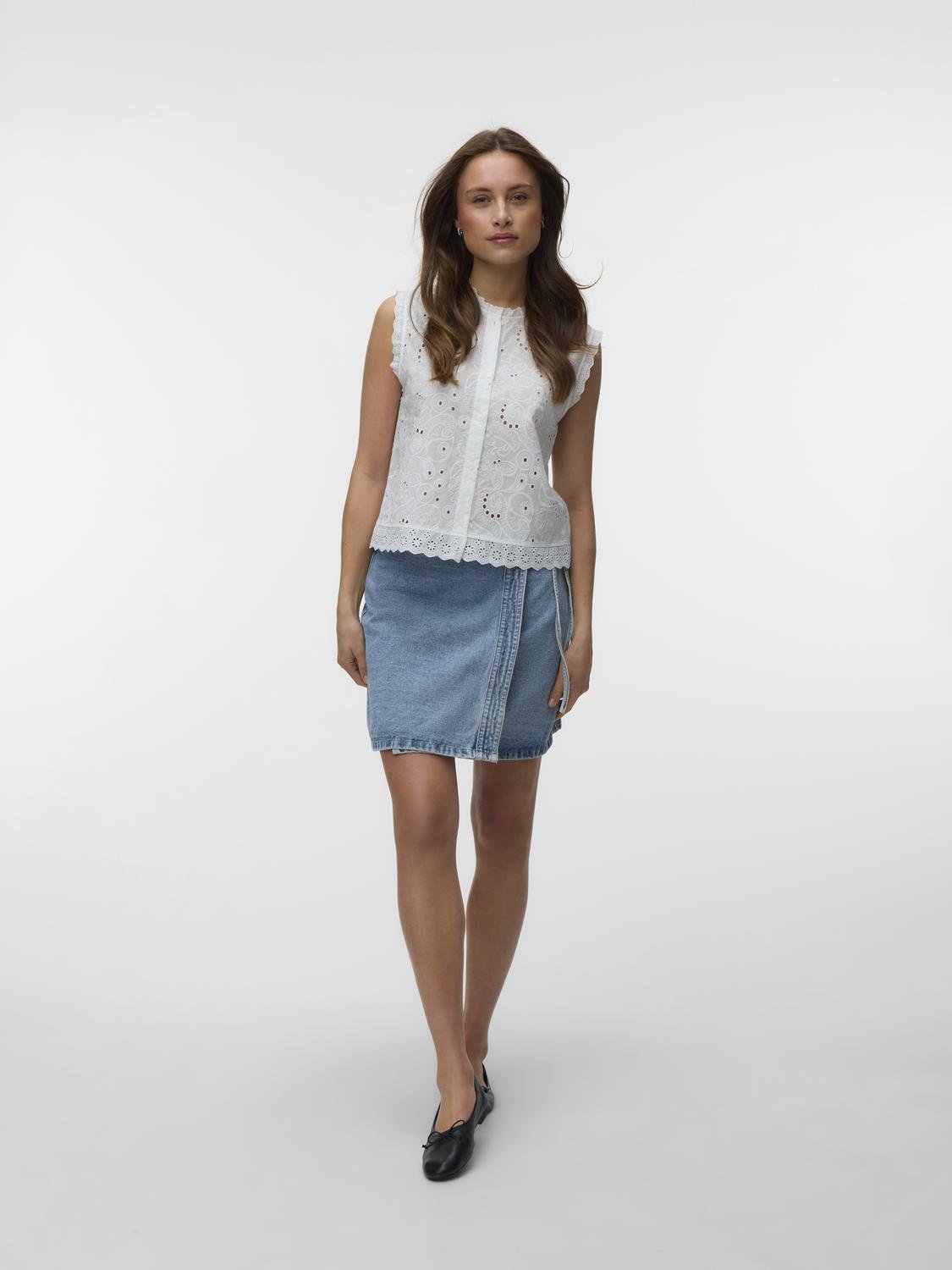 VMEMILY Top - Snow White - VERO MODA & VILA Bergvik