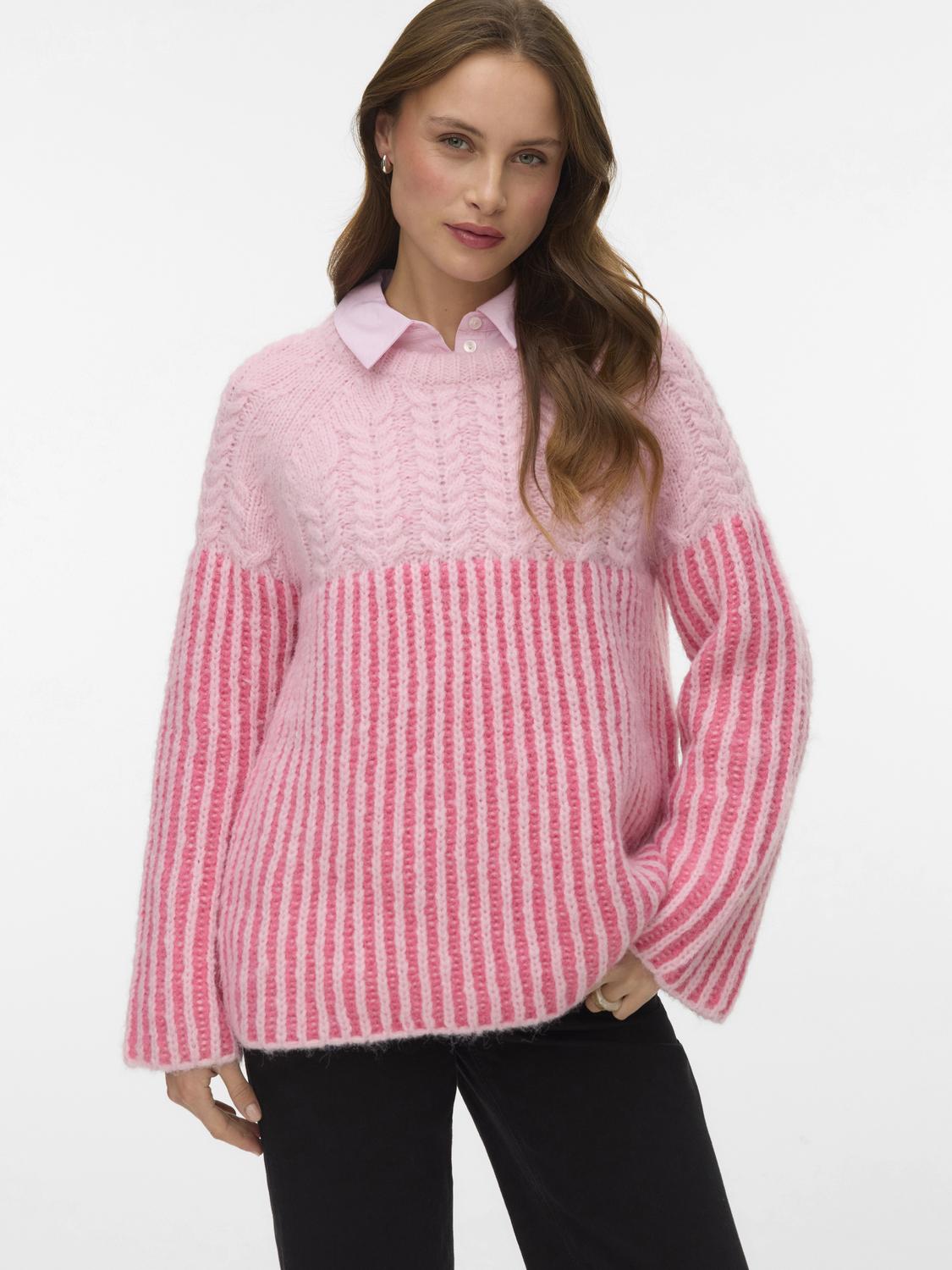 VMERIKA Pullover - Roseate Spoonbill - VERO MODA & VILA Bergvik