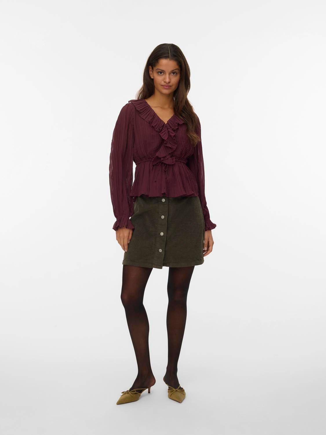 VMETTA Short Skirt - Forest Night - VERO MODA & VILA Bergvik
