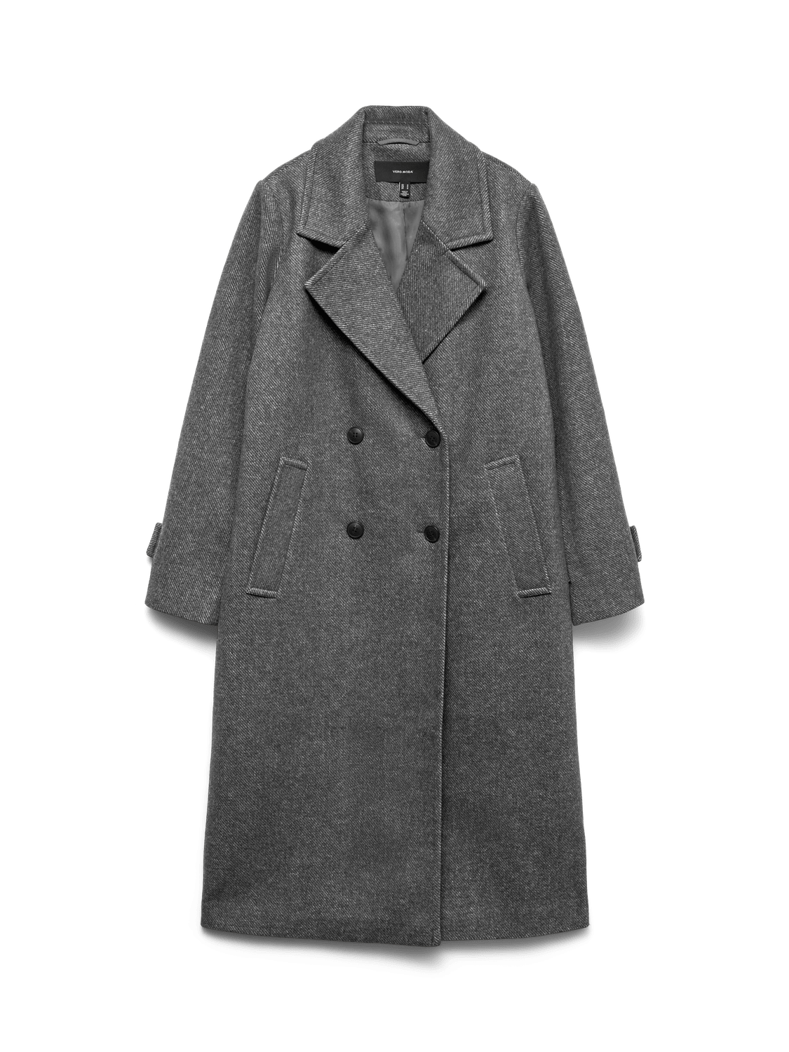 VMEVA Coat - Medium Grey Melange - VERO MODA & VILA Bergvik