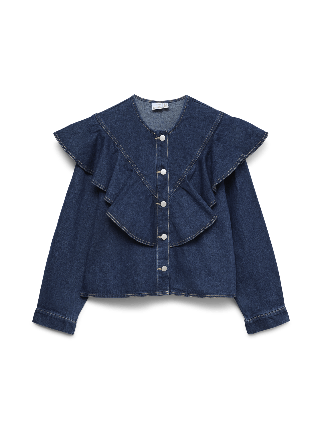 VMFIA Denim Shirt - Medium Blue Denim - VERO MODA & VILA Bergvik