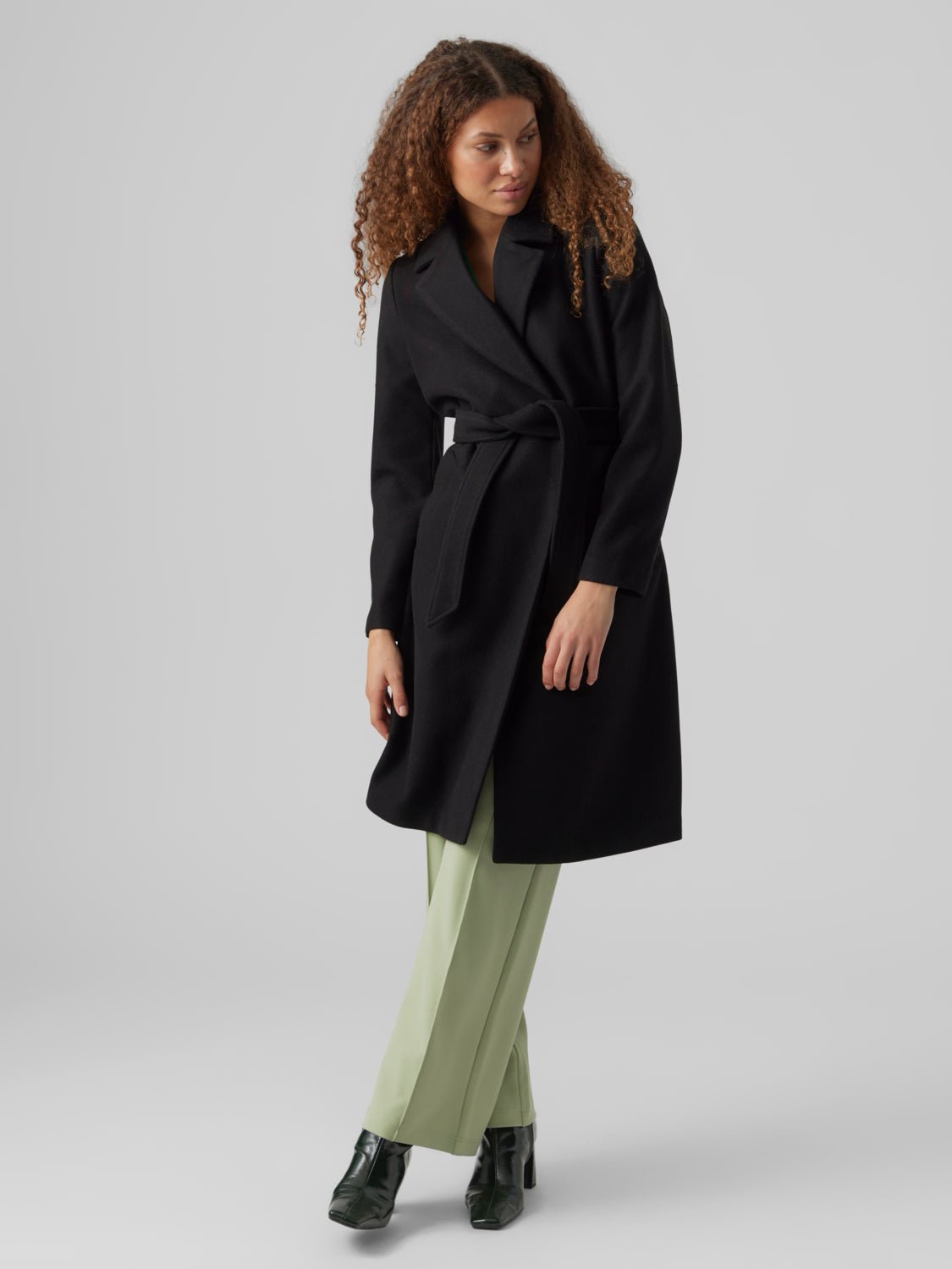 VMFORTUNEAYA Coat - Black - VERO MODA & VILA Bergvik