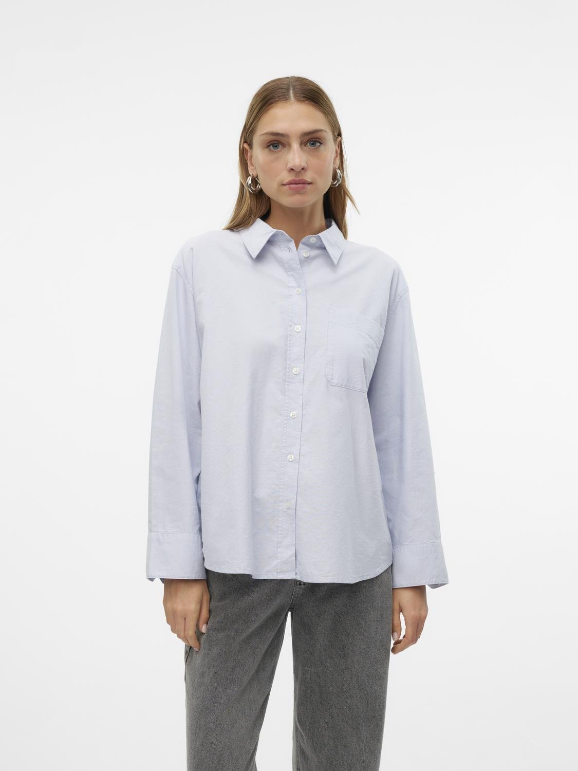 VMIDA Shirt - Light Blue - VERO MODA & VILA Bergvik