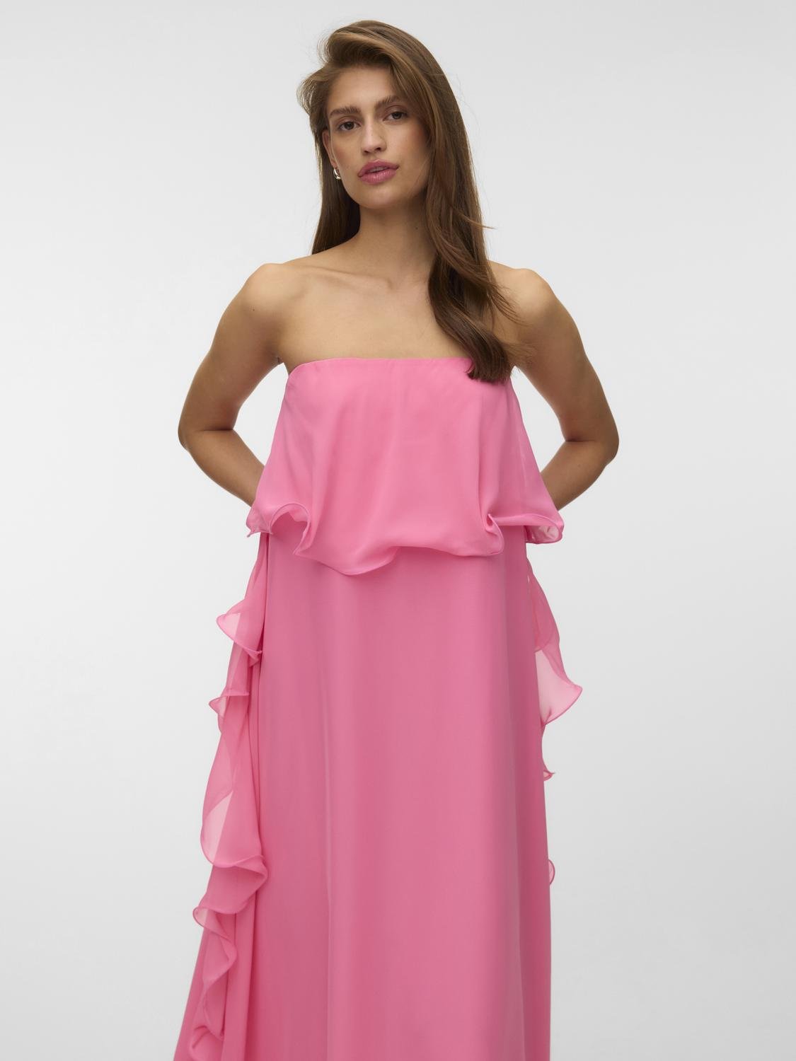 VMIRIS Long Dress - Hot Pink - VERO MODA & VILA Bergvik
