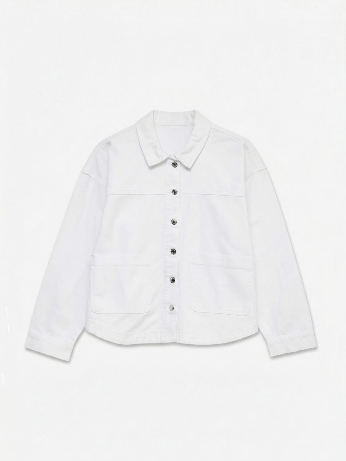 VMJAMIE Denim Jacket - Bright White - VERO MODA & VILA Bergvik